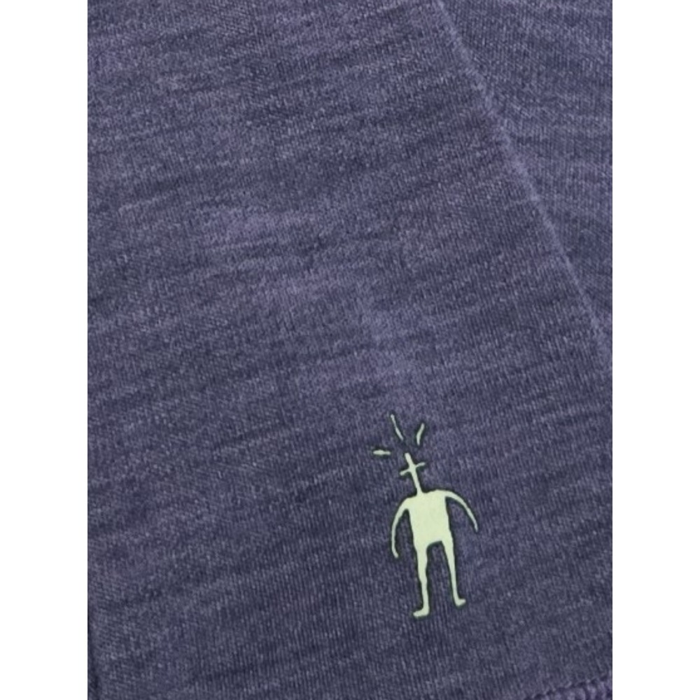 Smartwool Purple 100% Merino Wool Quarter Zip Pullover Sweater M - Picture 6 of 13